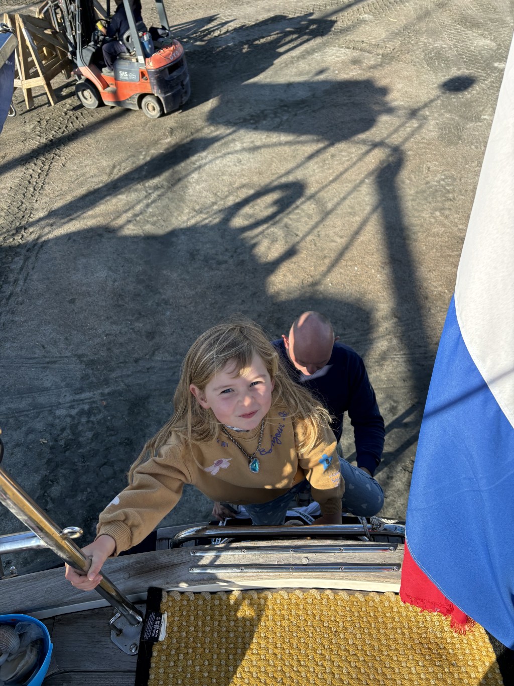 Life on board at the&nbsp;boatyard