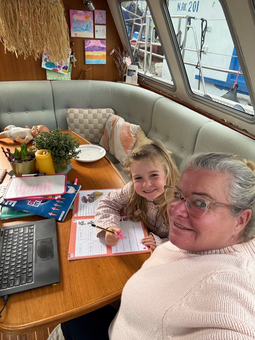 Living full time on a boat with the three of&nbsp;us